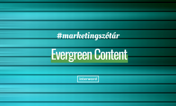 Marketingszótár - Mi az Evergreen Content?