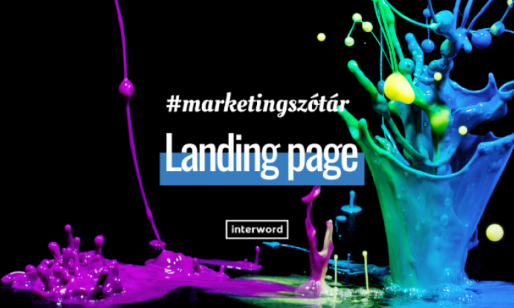 Marketingszótár - Mi az a landing page?