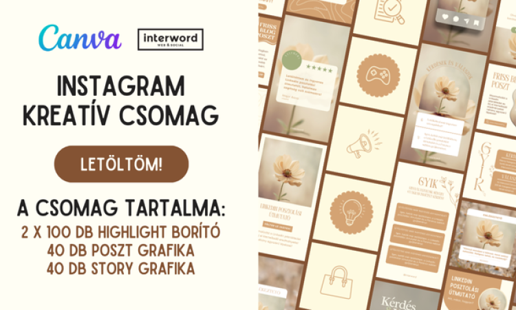 Canva kreatív csomag Instagramhoz